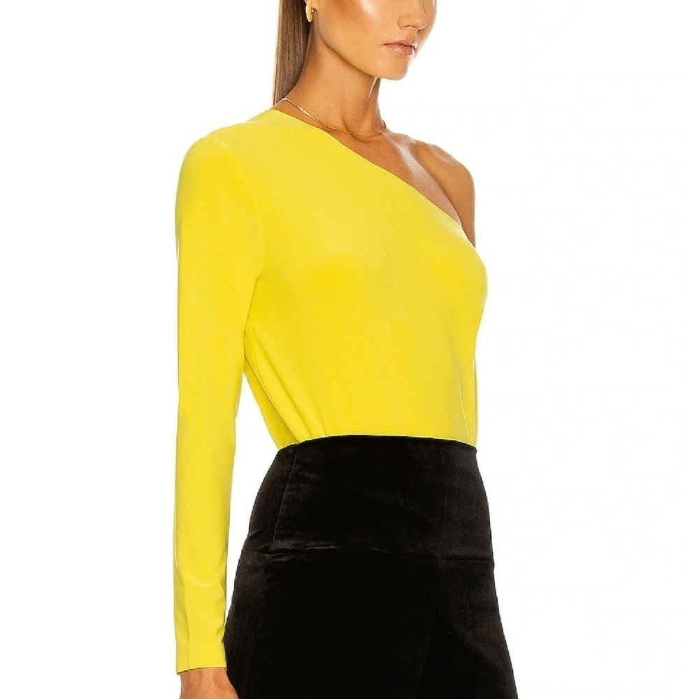 Norma Kamali Long Sleeve Drop Shoulder Top - Picture 6 of 13
